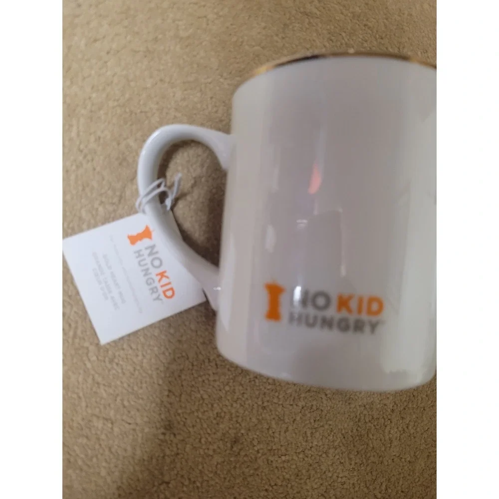 Williams Sonoma‎ Love Heart Mugs Set of 2 + 1 Candle NO KID HUNGRY Collaboration